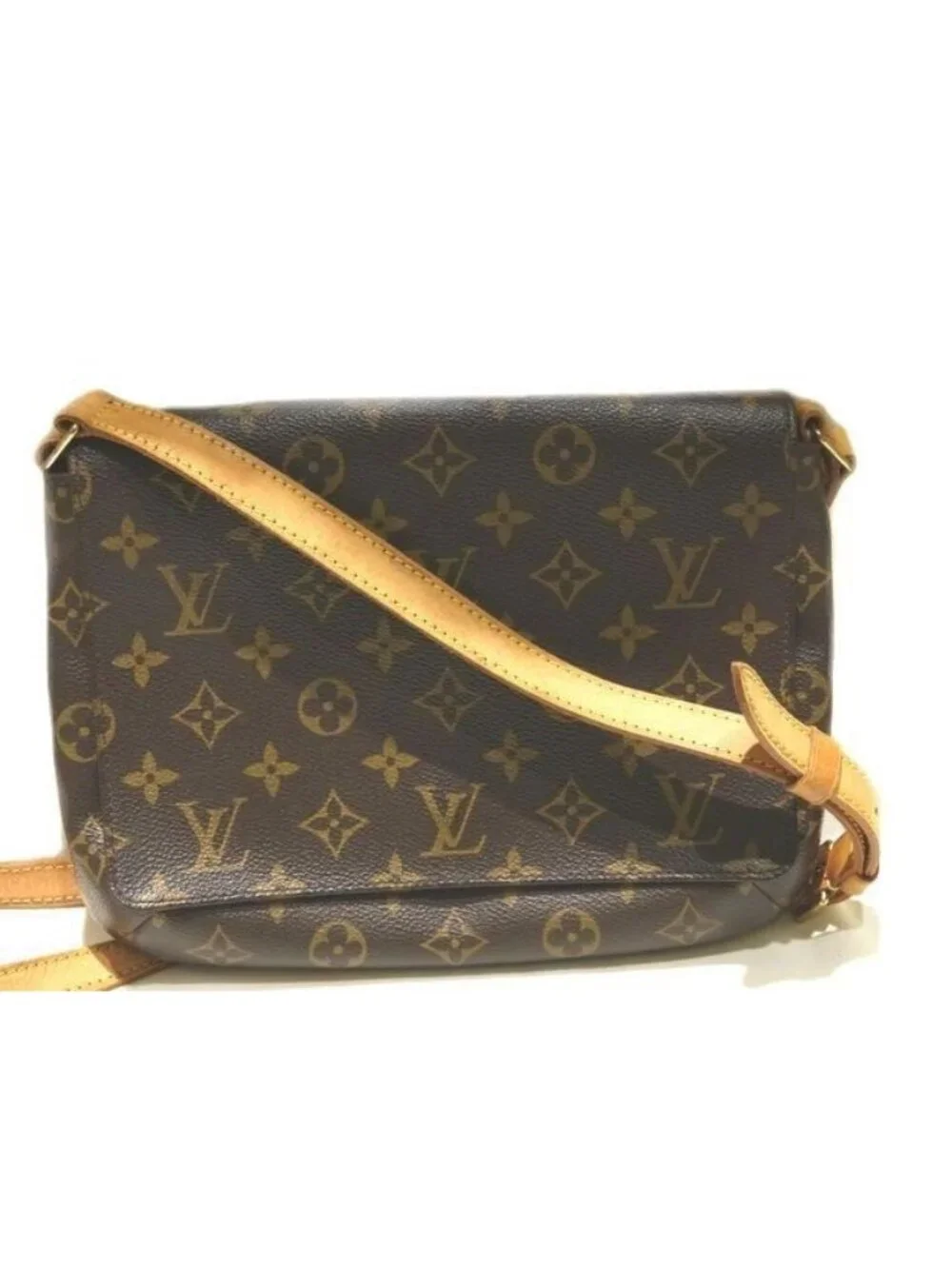 Louis Vuitton Musette Tango Long Shoulder Monogram Bag Crossbody Pochette
